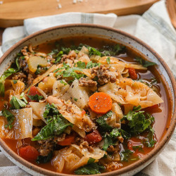 Italian Sausage And Cabbage Soup