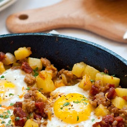 Sausage &amp; Chorizo Hash
