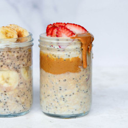 High-protein Overnight Oats