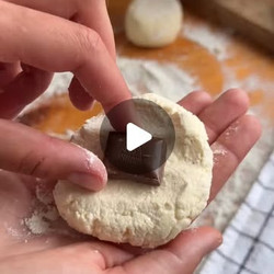 Chocolate-filled Syrnyky