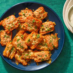 Parmesan Smashed Carrots