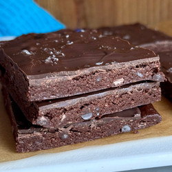 No Bake Brownie Bars (gluten Free + Vegan)