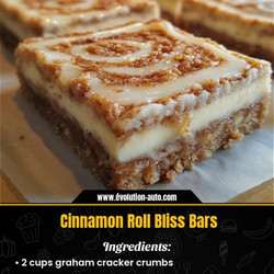 Cinnamon Roll Bliss Bars