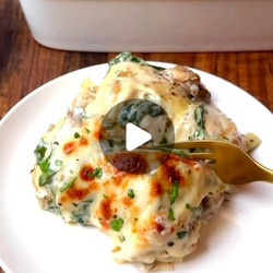 White Lasagna With Greens, Gruyere, And Garlic
