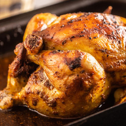 Roast Chicken With Grapes