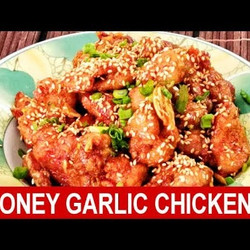 Chinese Honey Garlic Chicken- Asan Style Crispy Recipe