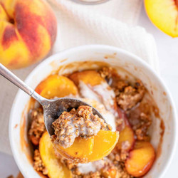 Peach Crisp (single Serve)