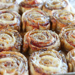 Hot Ham And Cheese Pinwheels