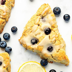 Keto Lemon Blueberry Scones