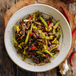 Beef With Pickled Peppers