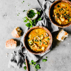 30-minute Mushroom Leek Soup Recipe (instant Pot)