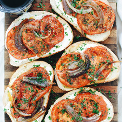 Roasted Tomato Bruschetta