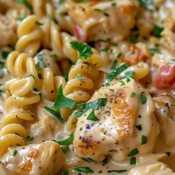 Creamy Chicken Tuscan Pasta