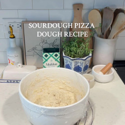 Batch Sourdough (freezeable) Pizza Recipe