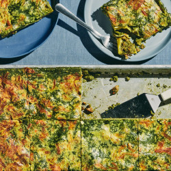 Sheet-pan Spinach Lasagna