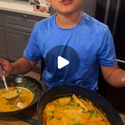 Trader Joe's Dumpling Bake / Soup