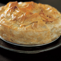 Courgette And Chick Pea Filo Pie