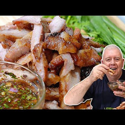 Kor Moo Yang (thai Roasted Pork Jowl)