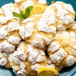 Lemon Crinkle Cookies