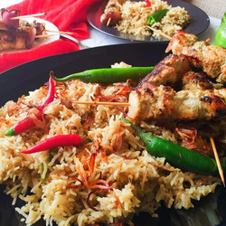 Malai Boti Pulao