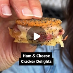 Ham And Cheese Cracker Delights apps snacks