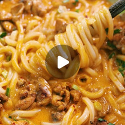 Chicken Coconut Curry Udon