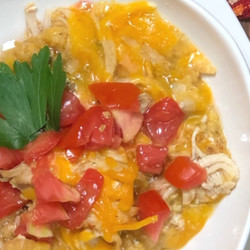 Cheesy Chicken Tamale Casserole