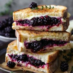 Balsamic Blackberry Bliss Grilled Cheese