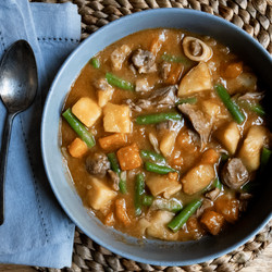 Slow Cooker Lamb Neck Stew
