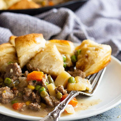 Easy Skillet Beef Pot Pie Recipe