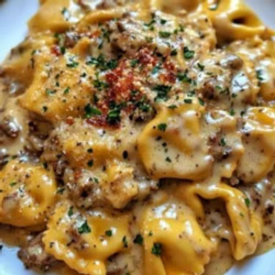 Creamy Chicken Tortellini In Southern Garlic Gravy