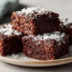 Healthy Chocolate Coconut Snack Cake Gluten Free