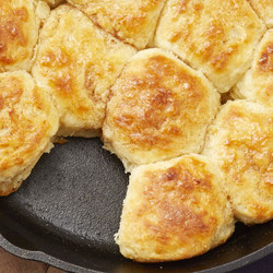 Skillet Biscuits With Cinnamon-honey Butter