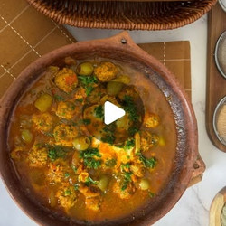Tajine Met Kleine Gehaktballetjes En Olijven