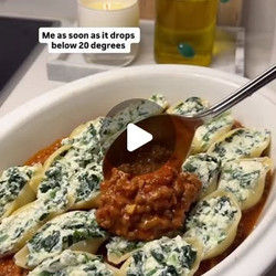 Stuffed Shells Bolognese