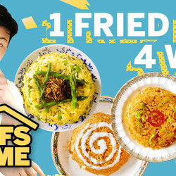 Golden Fried Rice Four Ways