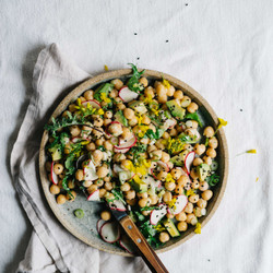 Chickpea &amp; Avocado Tzatziki Salad
