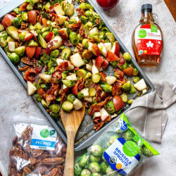 Roasted Brussels Sprouts And Pears Recipe