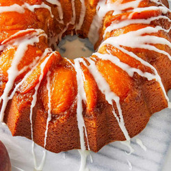 Peach-bourbon Upside-down Bundt Cake