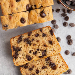 Almond Flour Chocolate Chip Bread