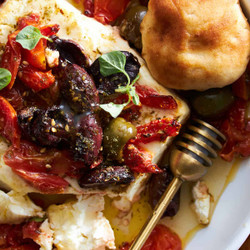 Mediterranean Baked Feta Dip