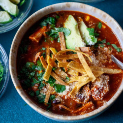 Simple Chicken Tortilla Soup
