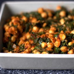 Espinacas Con Garbanzos