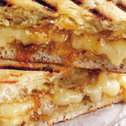 Grilled Artisan Cheddar &amp; Fig Jam Sandwich