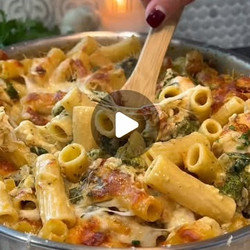 Creamy Pesto Chicken Pasta Bake