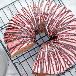 Peppermint Mocha Bundt Cake