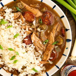 Chicken And Smoked Sausage Gumbo