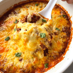 Keto Ground Beef Casserole Recipe