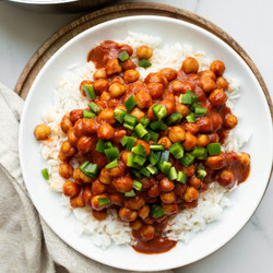 Vegan Creamy Bbq Chickpeas And Lentils