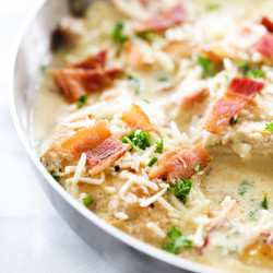Garlic Alfredo Chicken - Chef In Training